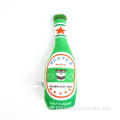 eco friendly beer bottle shape luxury squeaky plush